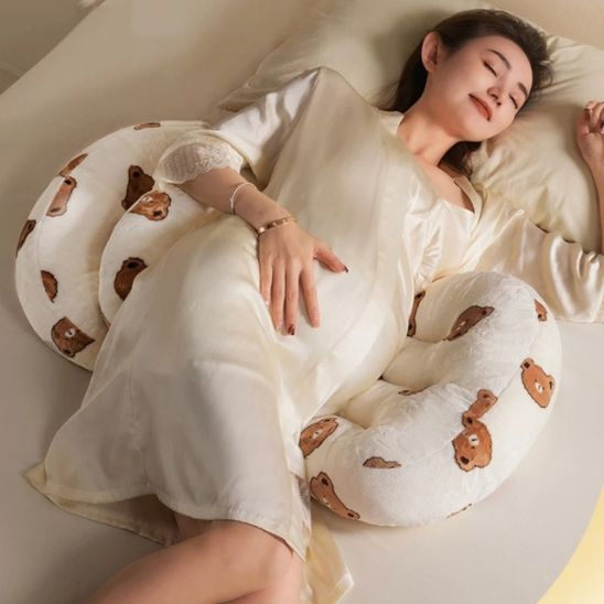 coussin-de-grossesse-pour-dormir-doux-et-moelleux-marron