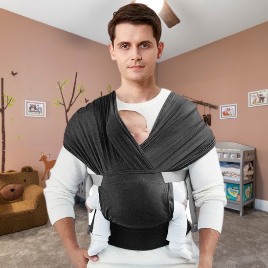 echarpe-de-portage-gris-fonce-confortable