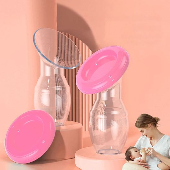 tire-lait-manuel-pompe-en-silicone-rose