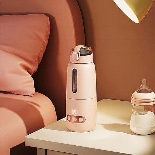 Chauffe-biberon-portable-bebe-thermo-rose