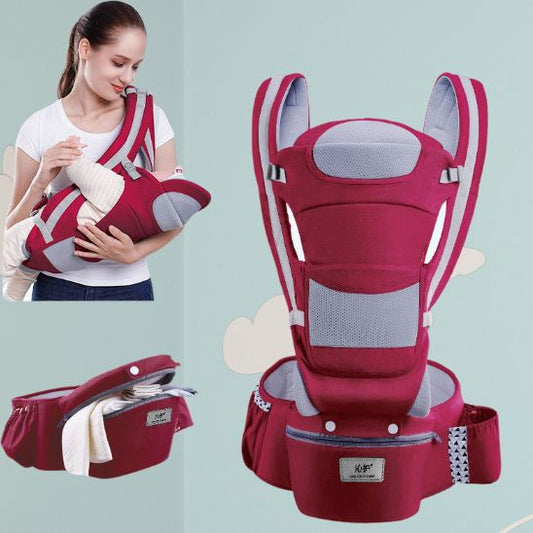 Porte-bébé-physiologique-red-jumpy-rouge