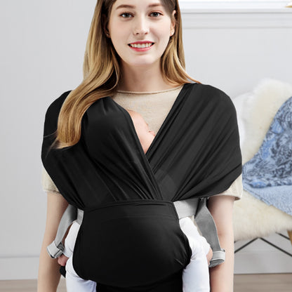 echarpe-de-portage-bebe-bebe-koalou-noire
