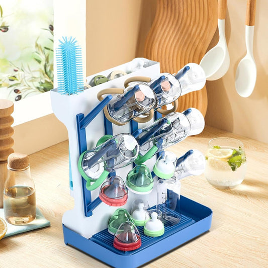 egouttoir-biberon-sechage-etage-bleu