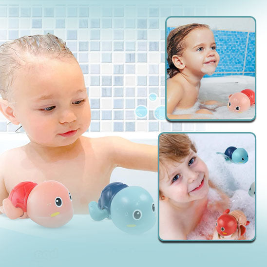 jouet-de-bain-swimming-turtule-baignoire