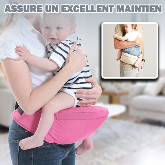 porte-bébé-hip-seat-rose