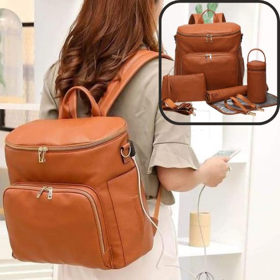 sac-à-dos-à-langer-Baby-bag-marron