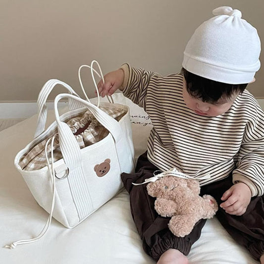 sac-a-langer-bebe-ours-mignon-blanc