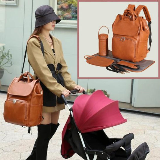 sac-a-dos-a-langer-mama-bag-marron